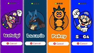 Super Mario 3D World - All Cursed Charaters