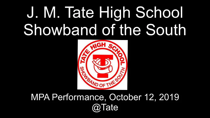 J.M. Tate Showband of the South, MPA Performance @ Tate, Oct. 12, 2019