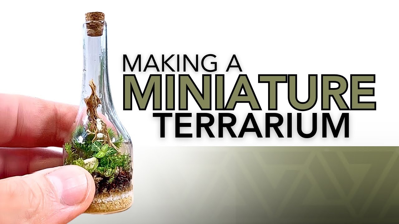 How to make a miniature terrarium - YouTube