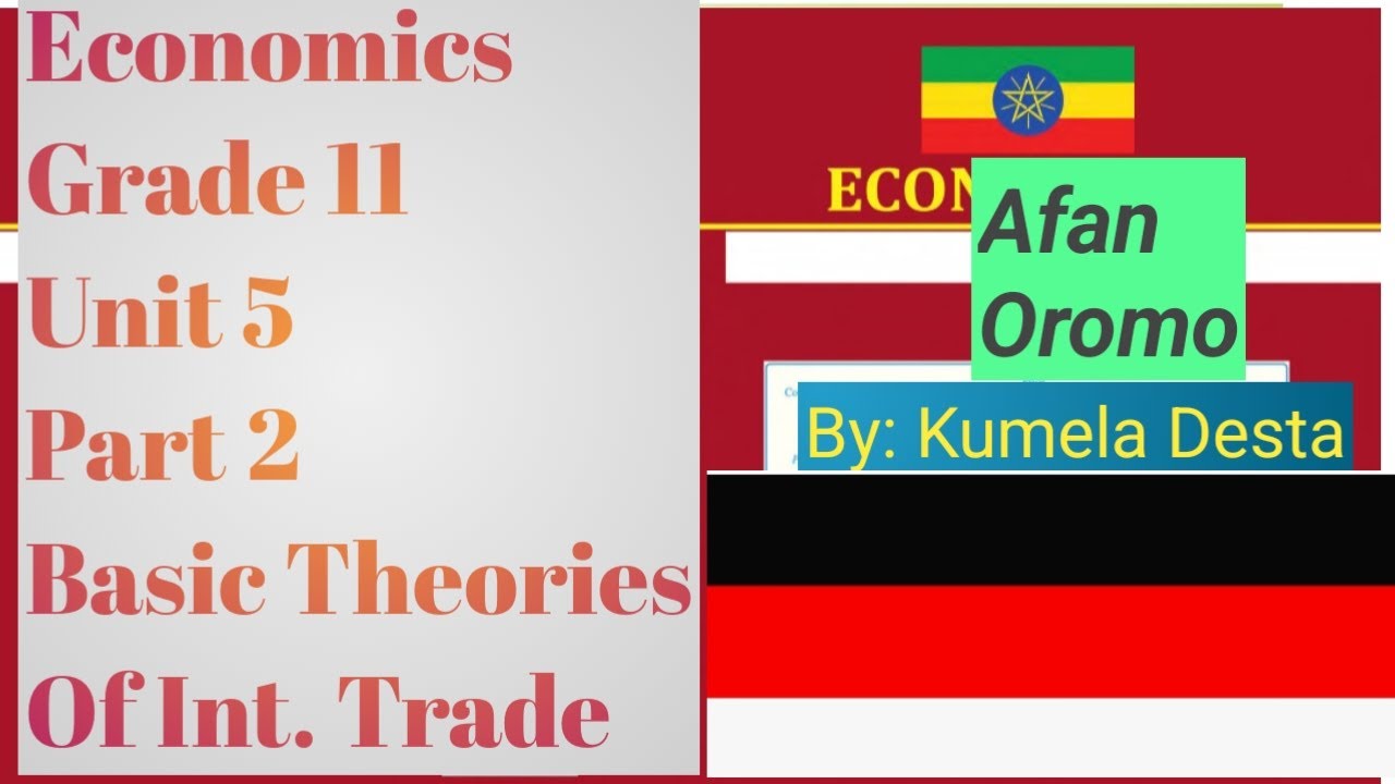 Economics Grade 11 Unit 5 Part 2: Basic Theories of International Trade ...
