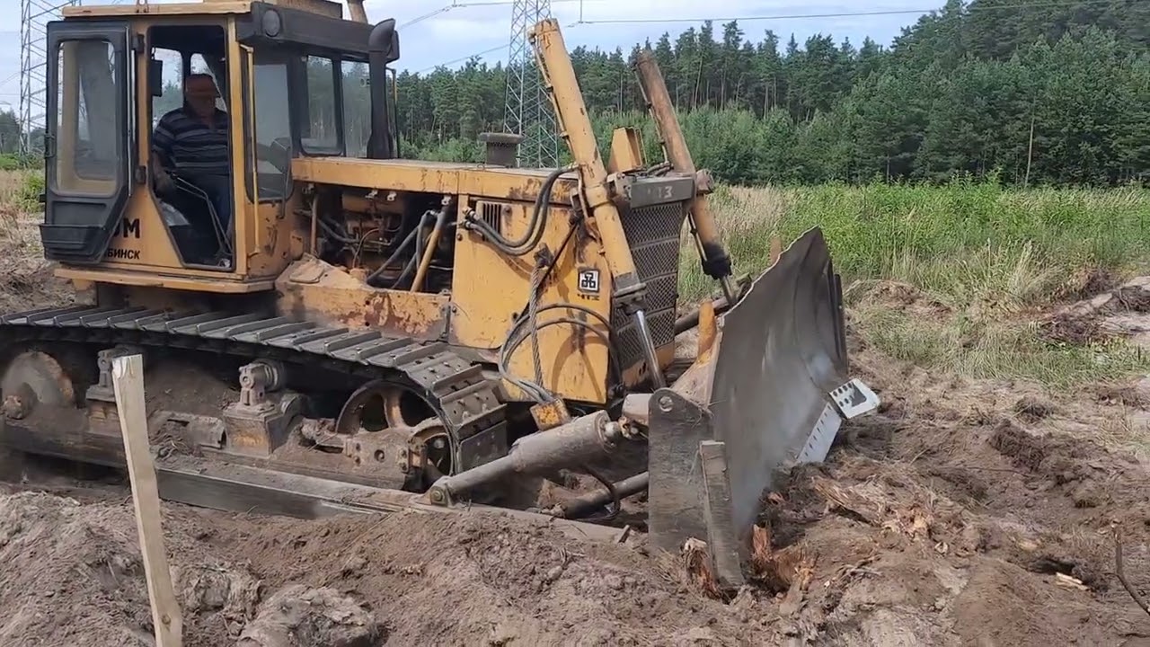 БУЛЬДОЗЕР ЧТЗ - YouTube