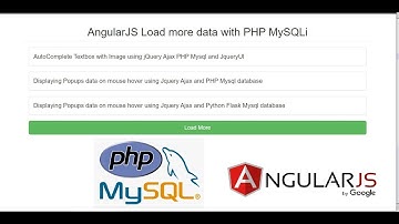 AngularJS Load more data with PHP MySQLi