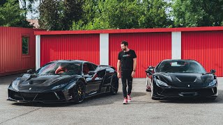 Black Novitec Ferrari F8 N-Largo vs. Ferrari F8 \/ The Supercar Diaries