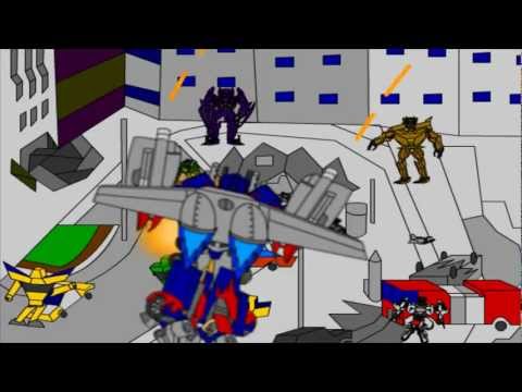 Transformers: DOTM Animation - Optimus Prime Rage - HD Version