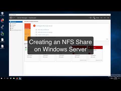 Creating an NFS Share on Windows