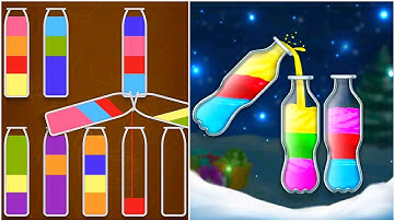 Water Sort Puzzle Gameplay 16, Android Games ios Walkthrough Simulator Think Brain Puzzle