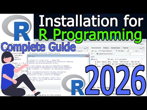 How to Install R for R Programming on Windows 10/11 [ 2026 Update ] R Programming Tutorial