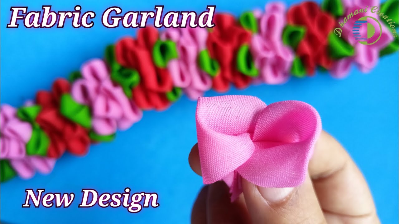 Latest Fabric Garland Making | Trending New Cloth Hara | कपड़े की माला