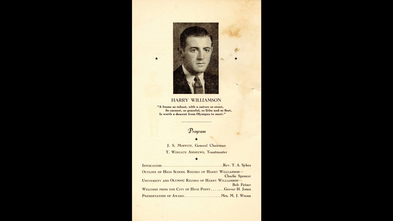 Harry Williamson Fascinating Artifact