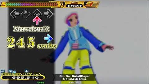(Stepmania x DDR) Go Go Girls&Boys (Expert) All Perfect Combo