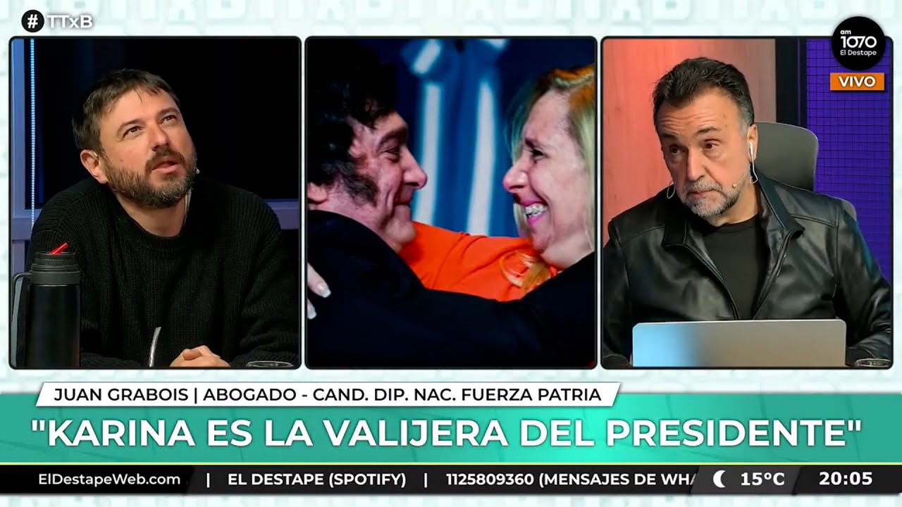 💥"No sé si esta gente se va en helicóptero o se va en patrullero" | Juan Grabois con Roberto Navarro