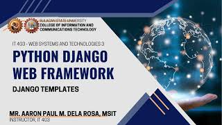 6  Django Templates - Python Django Web Framework