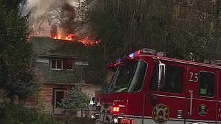 PF&R: Fire ravages 'hoarder house' in SE Portland