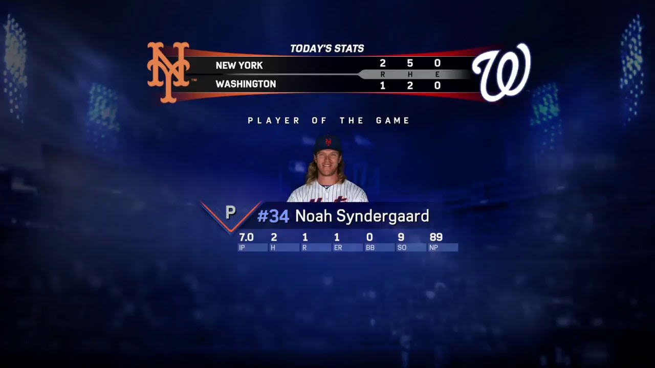 MLB The Show 17: New York Mets vs. Washington Nationals (08/26/17)