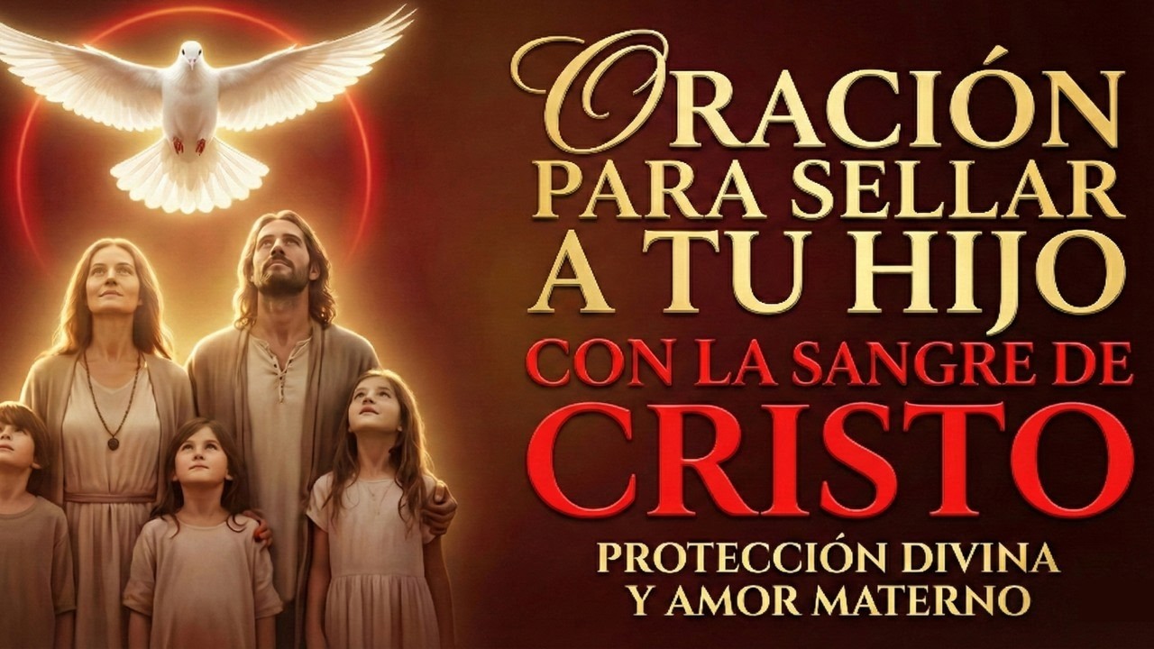 🩸Oración PODEROSA para SELLAR a Tu HIJO con el poder de CRISTO🙏