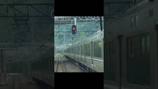 新快速！快速を追い抜く！ 【前面展望動画】 #train #jr #鉄道