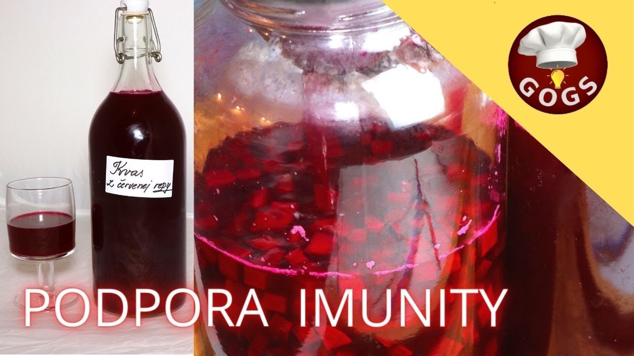 Kvas z červenej repy.Podpora imunity.#recept #zdravie #podporaimunity