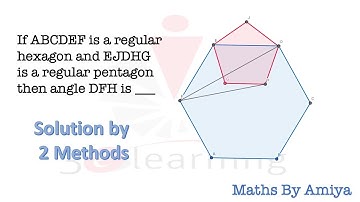 Viral Question : Hexagon and Pentagon : Geometry for CAT MBA Exams - Amiya Sir