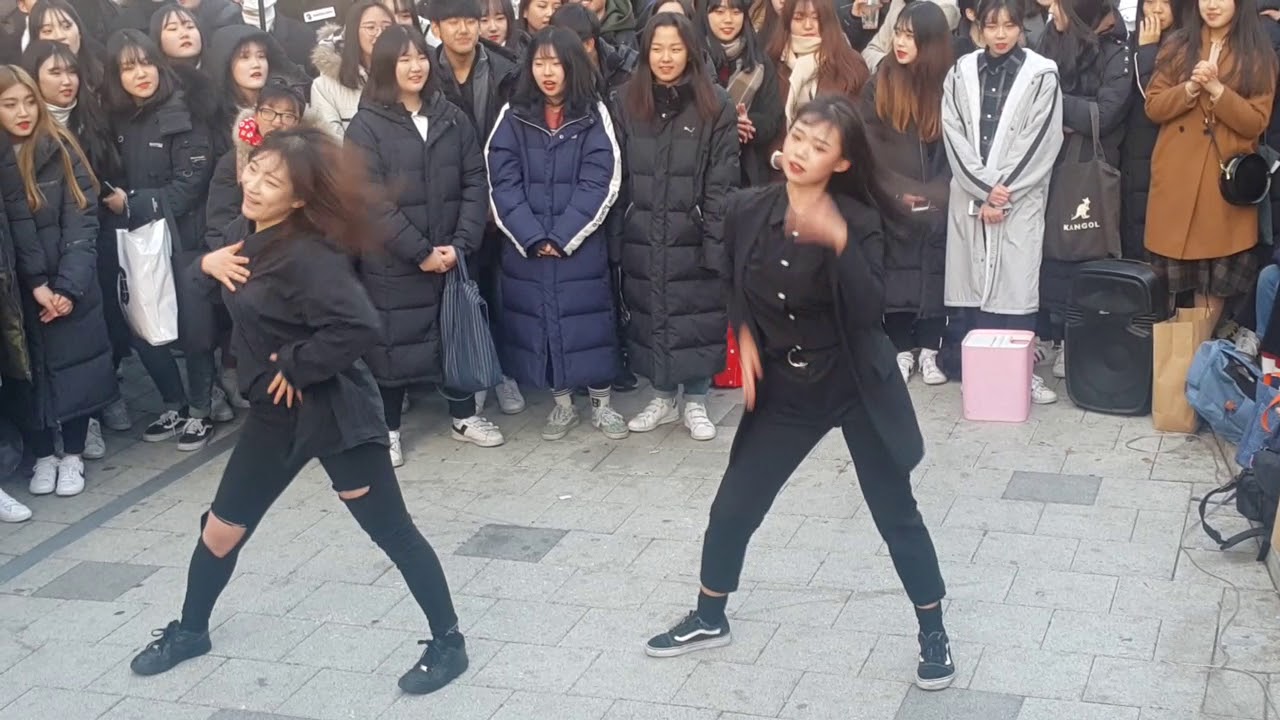 [디벨롭☆DEVELOP]현아(HyunA)☆BABE(베베)☆COVER 홍대버스킹 20171225월 [Hongdae Kpop Street Dance]