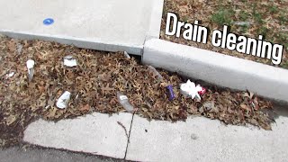 Fast-Motion Storm Drain Cleaning