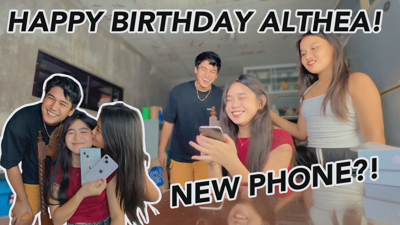 HAPPY BIRTHDAY ALTHEA!! (NEW IPHONE!)