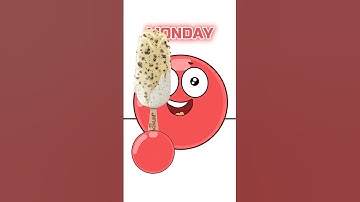 Don’t waste food. Always keep it So Halal Mode 😃👍- Red Ball 4 Animation #food #dontwastefood #asmr