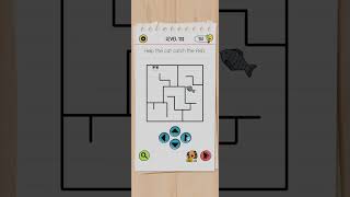 Level 132  Help Cat To Catch Fish  Brain Test  All Stars  walkthrough braintest