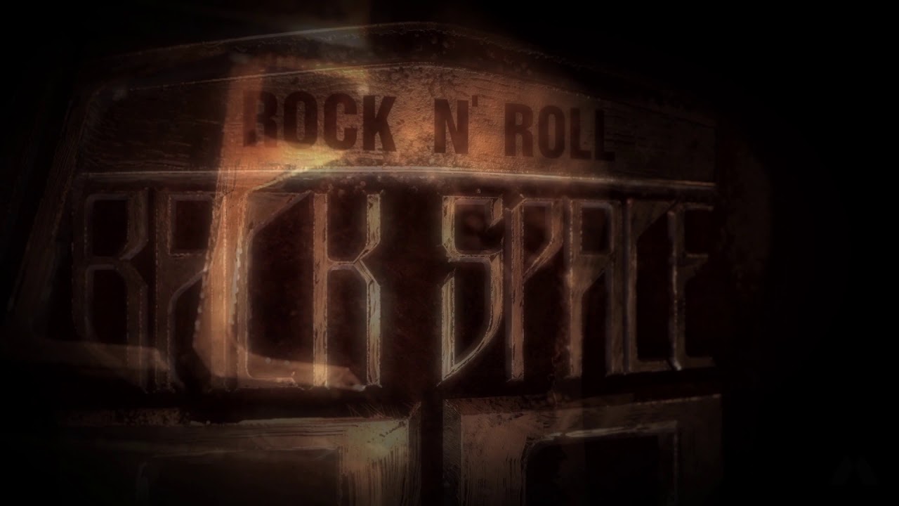 BACK SPACE ROCK BAND LOGO REVEAL