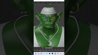 Giant Goblin rig In blender #blender #shorts #video #blender3d #viral #3d #intrestingfacts screenshot 3