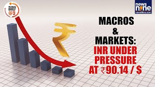 Rupee Hits All-Time Low at ₹90.14 | US Trade Deal, FPI Outflows Trigger Pressure | News9