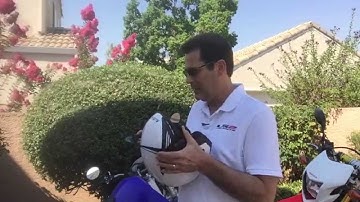 How to - REMOVING the peak from the LS2 Bishop Open Face Helmet