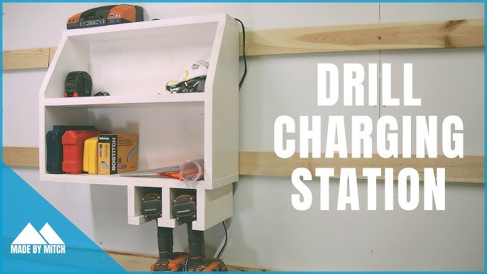 DIY Drill Charging Station — Penalty Box Woodshop