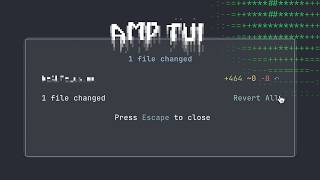 Amp CLI is now a full TUI, let's take a tour.