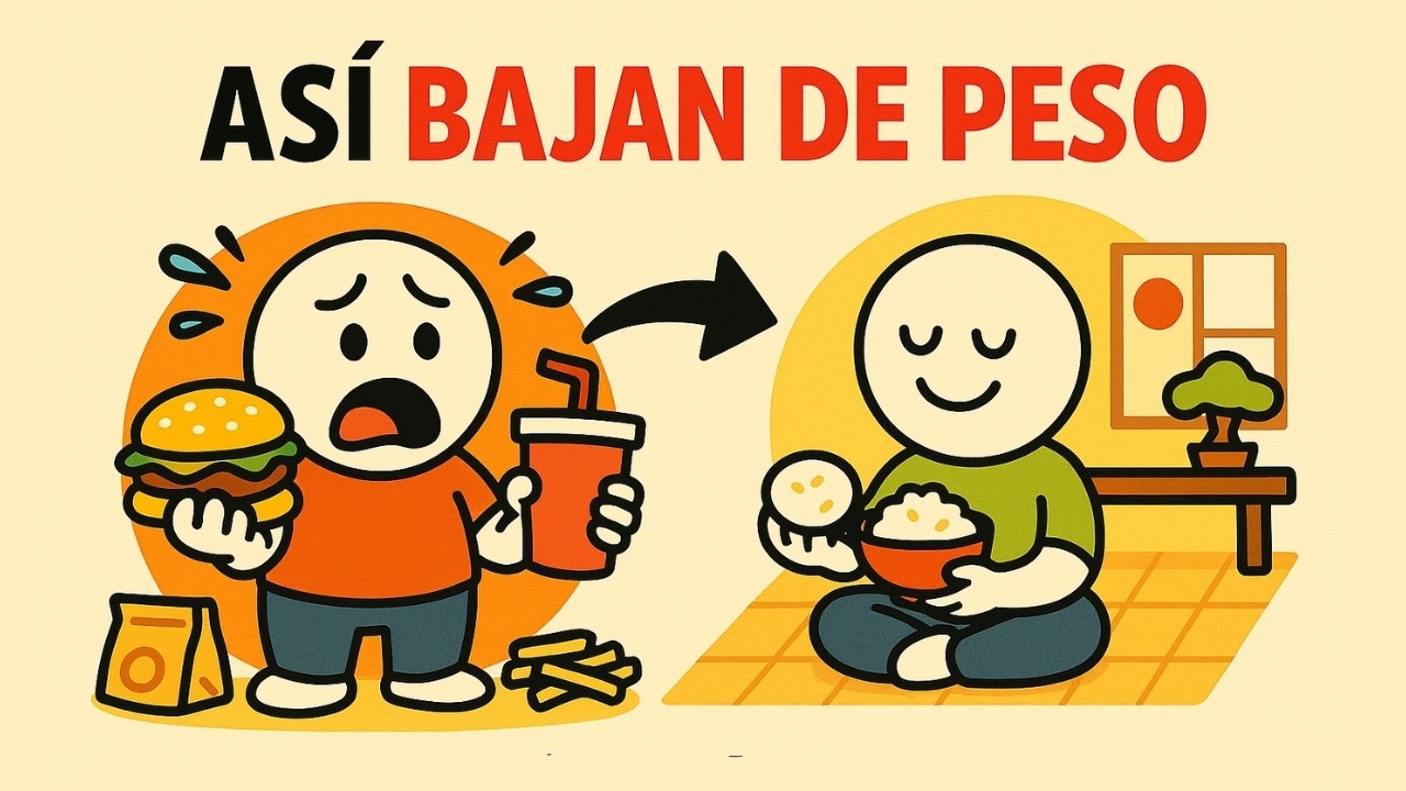 ASÍ BAJAN DE PESO los japoneses (sin dietas ni gimnasio)” 🇯🇵🔥