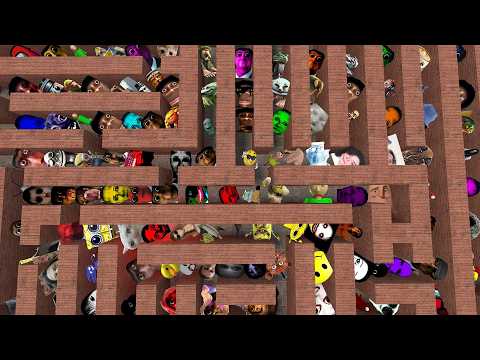 GMOD Escape from Too much nextbots Garry's mod EP.105 | 1080p | 60FPS #nextbots