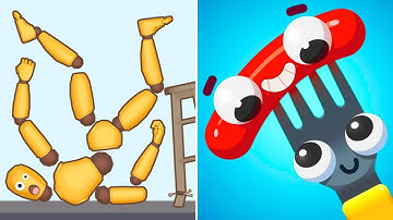 Fork N Sausage vs Ragdoll Break — All Levels Gameplay Android, iOS