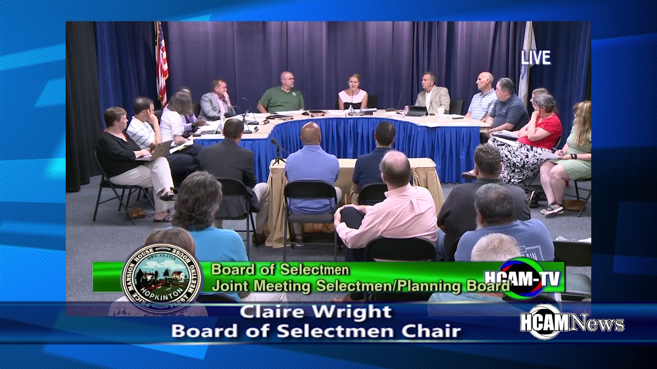 Hopkinton Board of Selectmen & Planning Board Vote to Fill Planning