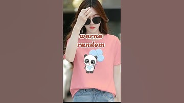 kaos cewe / kaos murah #shots