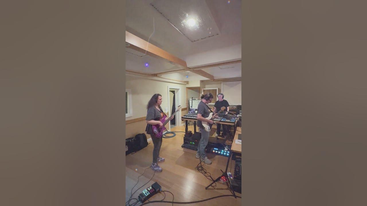 A little look under the hood as we put together our new single "Walk The Sky" in the studio. 🌌