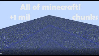 Minecraft 1.000.000 chunks render distance!