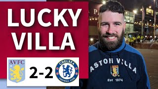 ASTON VILLA GET LUCKY AGAINST CHELSEA | FAN CAM