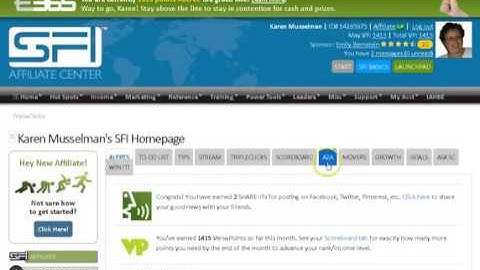 SFI Getting Started Actions Video 1