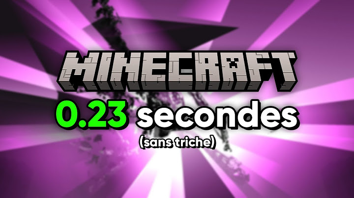 J'ai le RECORD DU MONDE en Speedrun sur Minecraft (sans "triche")