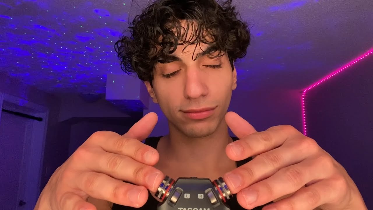 ASMR | Highest Sensitivity Mic Touching & Visual Triggers (Tascam)