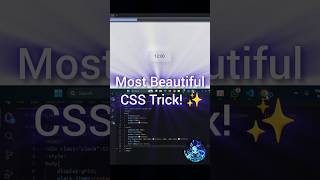 The Most Beautiful CSS UI Design! ✨ Neumorphism Trick🔥 #viral #trending #coding #shorts