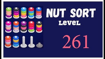Nut Sort Level 261 Walkthrough | Nuts Sort Level 261