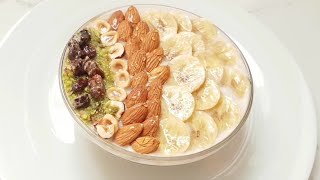 اسهل طريقة شوفان بالحليب للدايت - Oats with milk