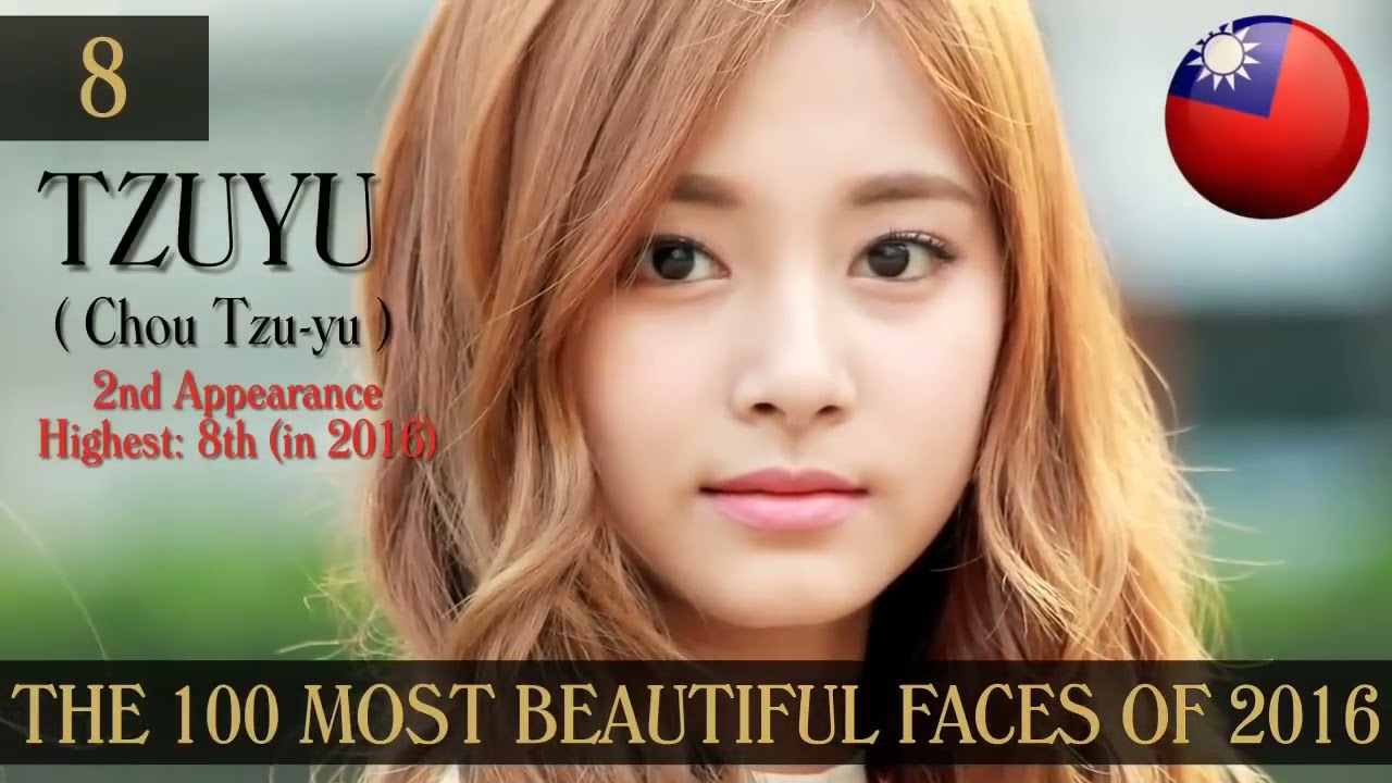 TWICE Tzuyu 쯔위 ---  100 Most Beautiful Faces of 2016