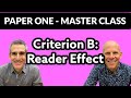 Understanding Reader Effect in Text Analysis