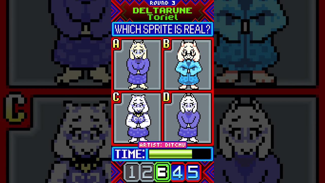 Which Sprite Is REAL Deltarune Edition